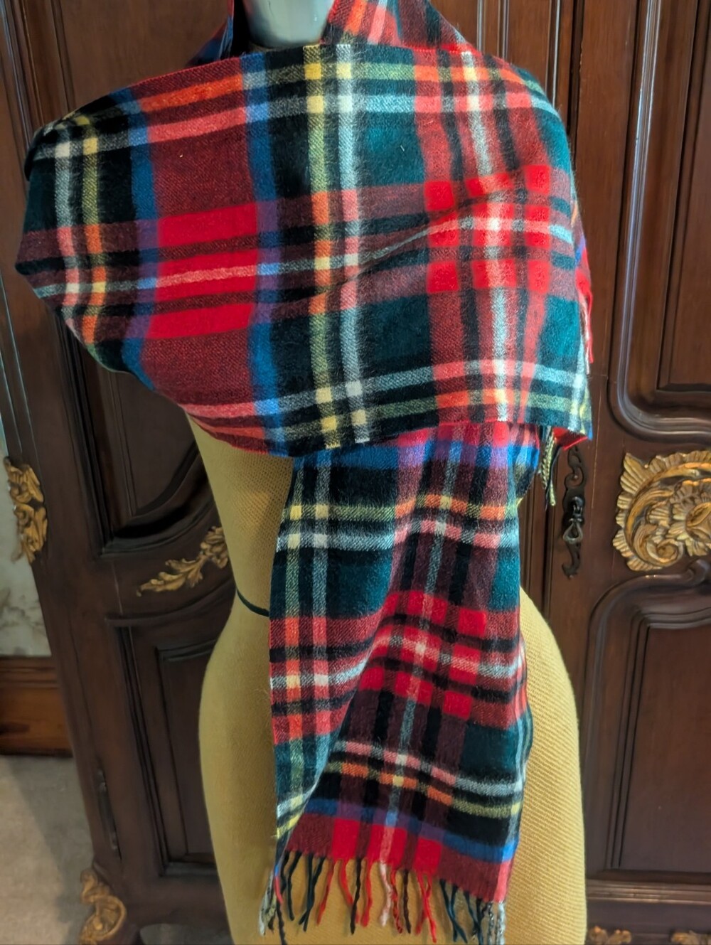 Kiltane Of Scotland Cashmere Tartan Scarf